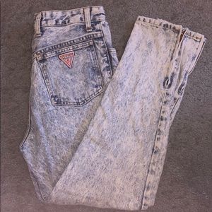 Vintage acid wash Guess Jeans